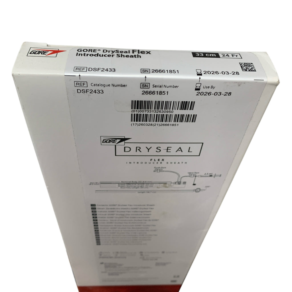 GORE DSF2433 DrySeal Flex Introducer Sheath 33 cm 24 Fr Exp 2026 03