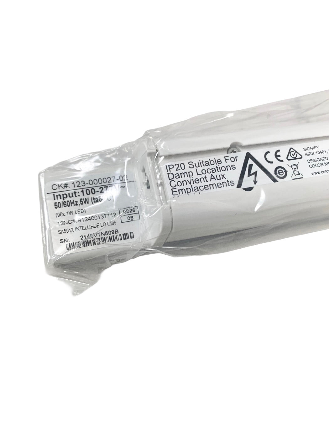 COLOR KINETICS REF 123-000027-02 PureStyle Compact SA501X IntelliHue LO L305 1FT
