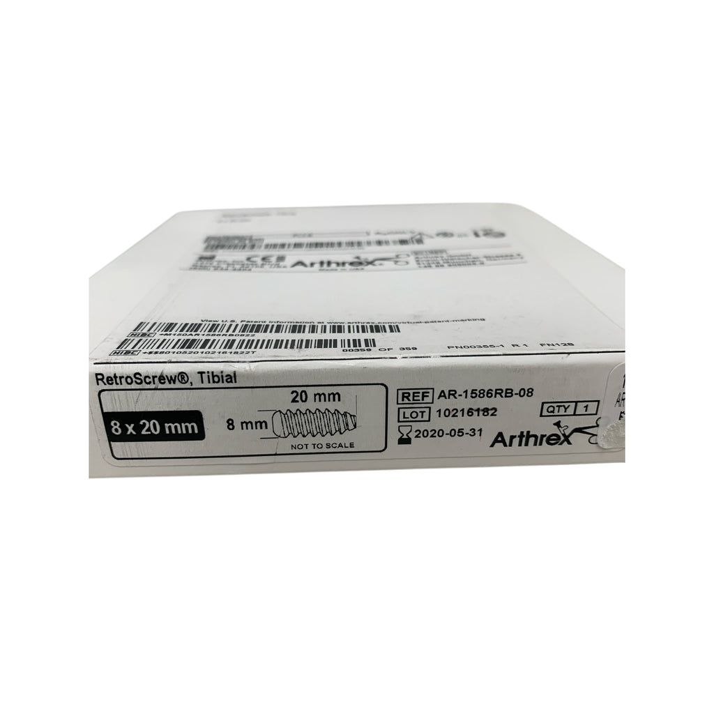 ARTHREX AR-1586RB-08 RetroScrew Tibial 8 x 20 mm Exp 2020 05