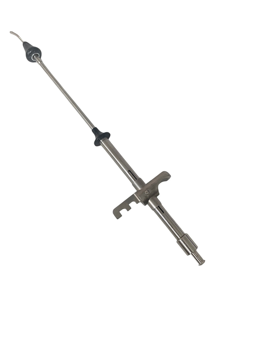 AESCULAP REF ER876, Irrigation Cannula, with two interchangeable cones, 350 mm (13 3/4"), curved