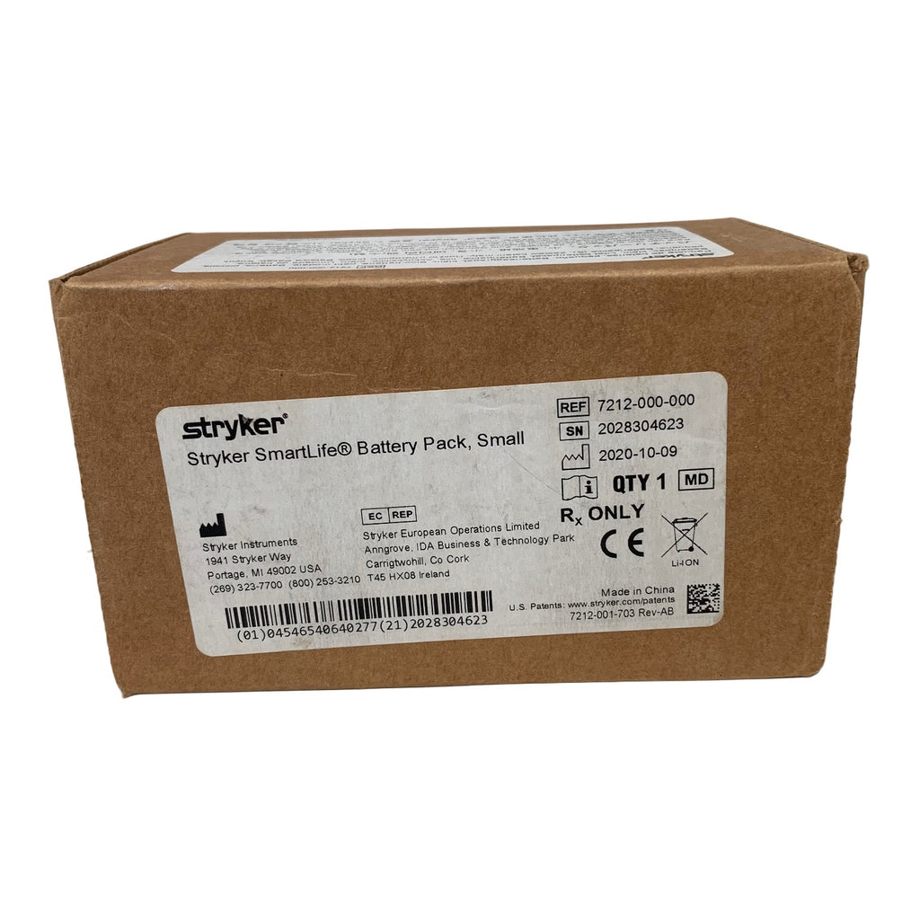 STRYKER 7212-000-000 SmartLife Battery Pack Small LI-ON 9.9V 10.9Wh