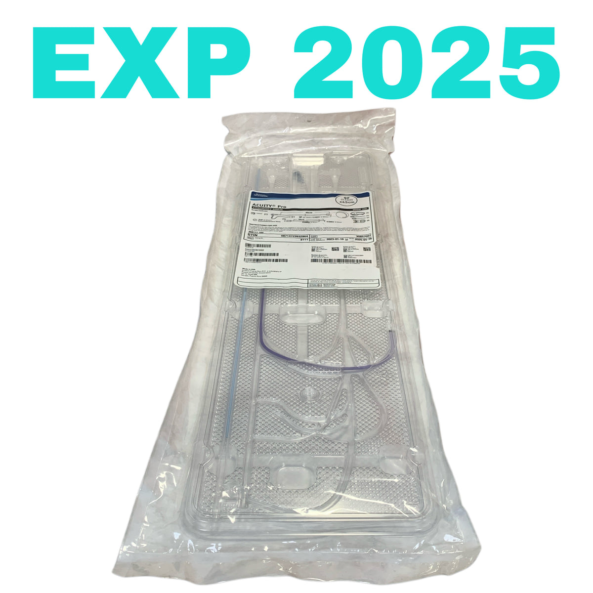 BOSTON SCIENTIFIC 8111 ACUITY Pro Coronary Sinus Guide Catheter 9F 3.1 mm x 45 cm Wide Exp 2025 01