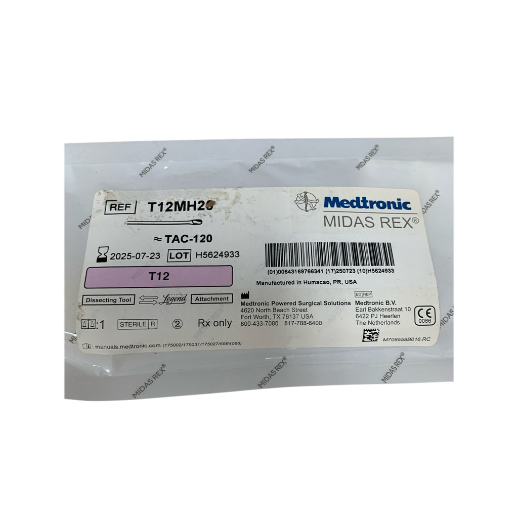 MEDTRONIC MIDAS REX T12MH20 Dissecting Tool TAC120 T12 Exp 2025 07