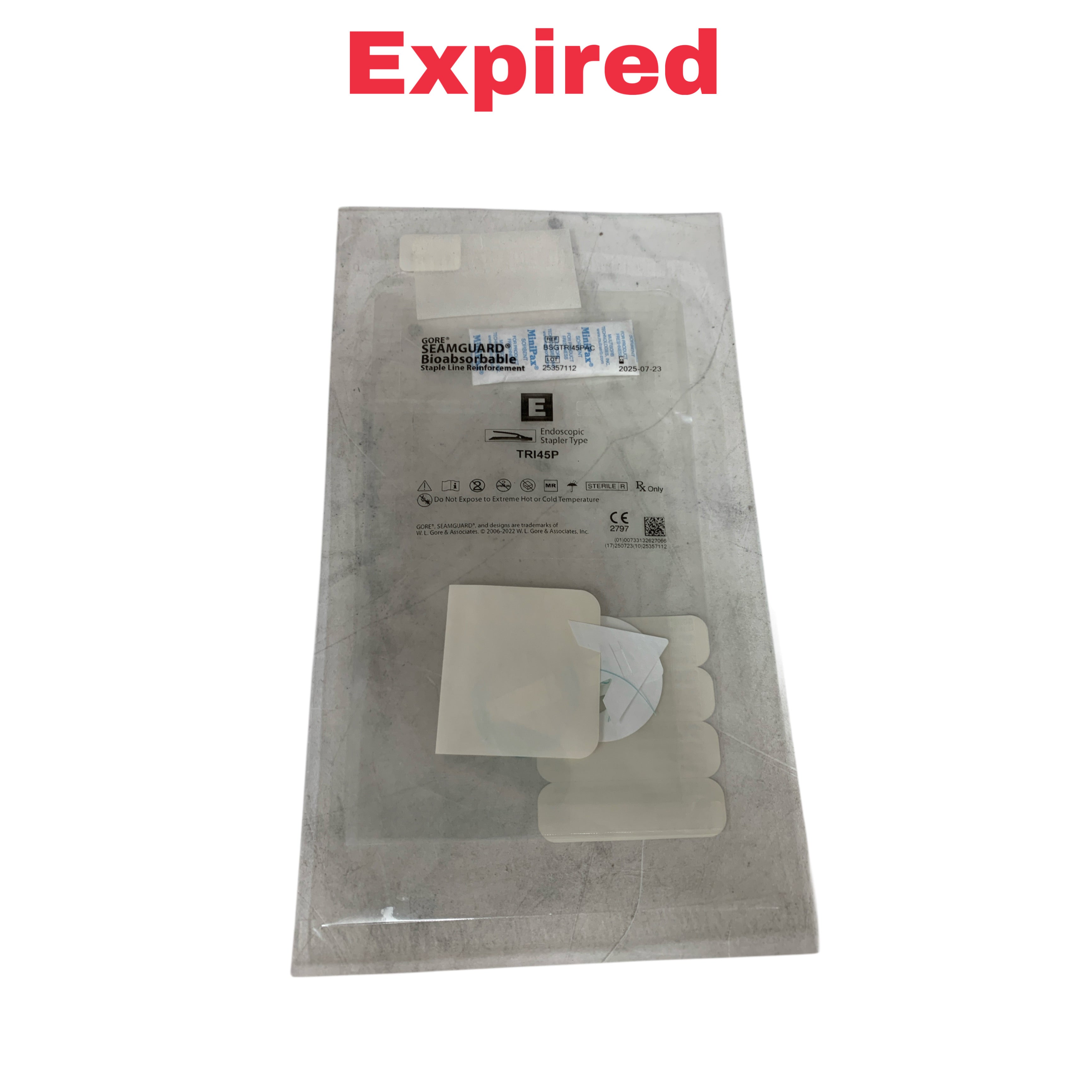 GORE REF BSGTRI45PAC Seamguard Bioabsorbable Staple Line Reinforcement Tri45P, Exp.2025/07