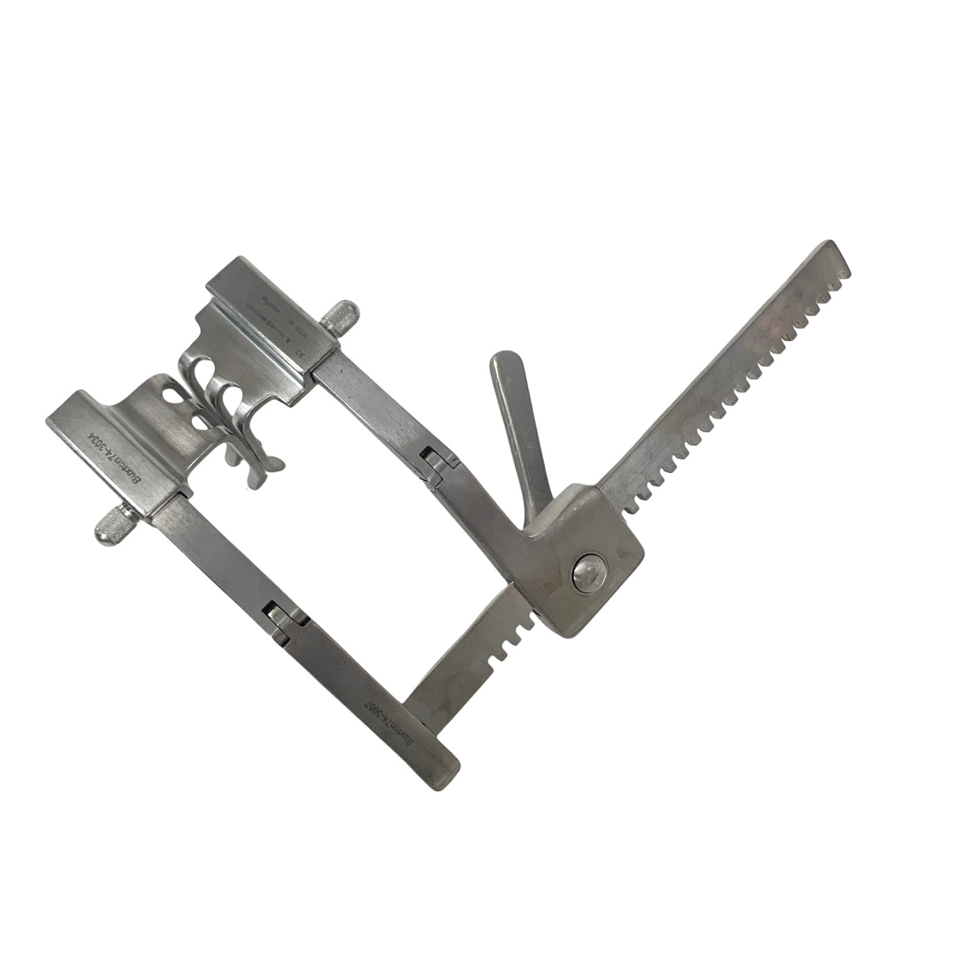 BUXTON 74-3010 French Model Laminectomy Retractor Set with 74-3007 Hinged Frame & Blades