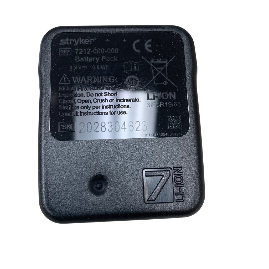 STRYKER 7212-000-000 SmartLife Battery Pack Small LI-ON 9.9V 10.9Wh