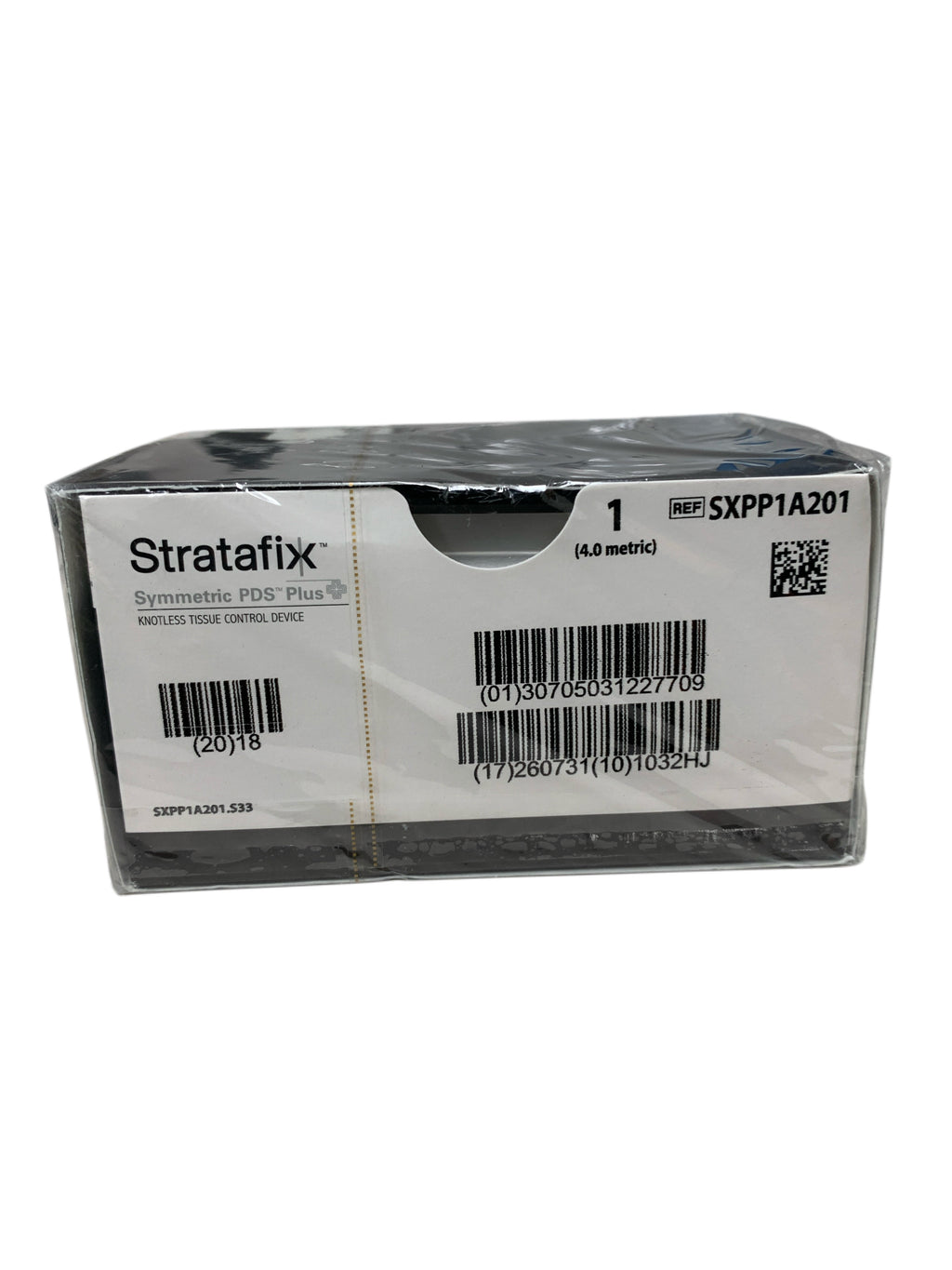 ETHICON REF SXPP1A201 Stratafix Symmetric PDS Plus Knotless Tissue Control Device 1 Unidirectional 18" (45 cm) OS-6 Box of 12, Exp.2026/07