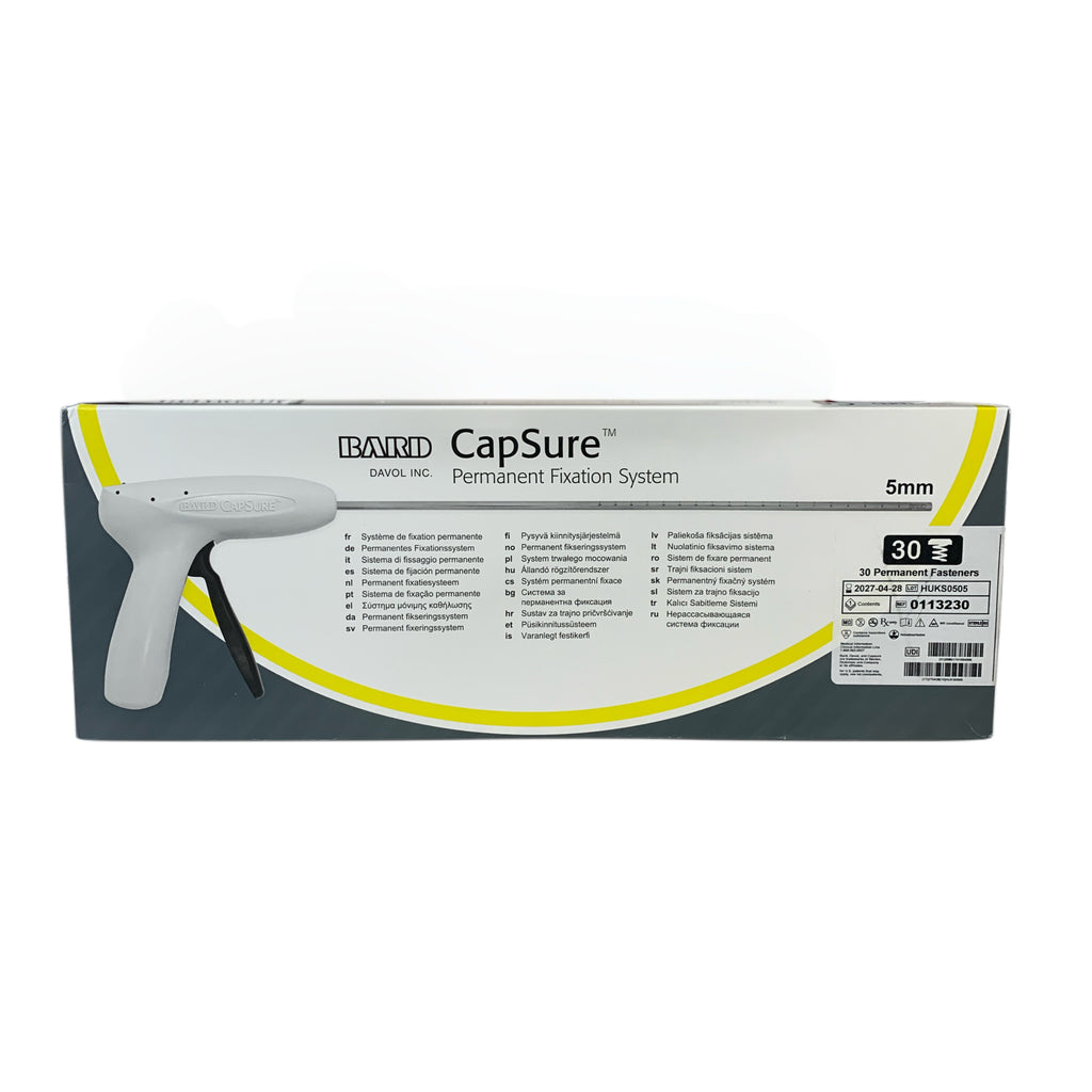 BARD 0113230 CapSure Permanent Fixation System 5mm 30 Permanent Fasteners Exp 2027 04