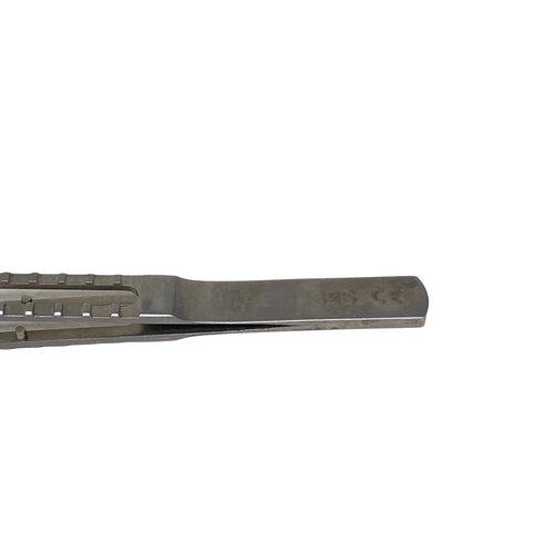 AURORA REF AS7-432S McPherson Straight Tying Forceps, 5mm Tying Platform, Long Handle, 115mm, Stainless Steel