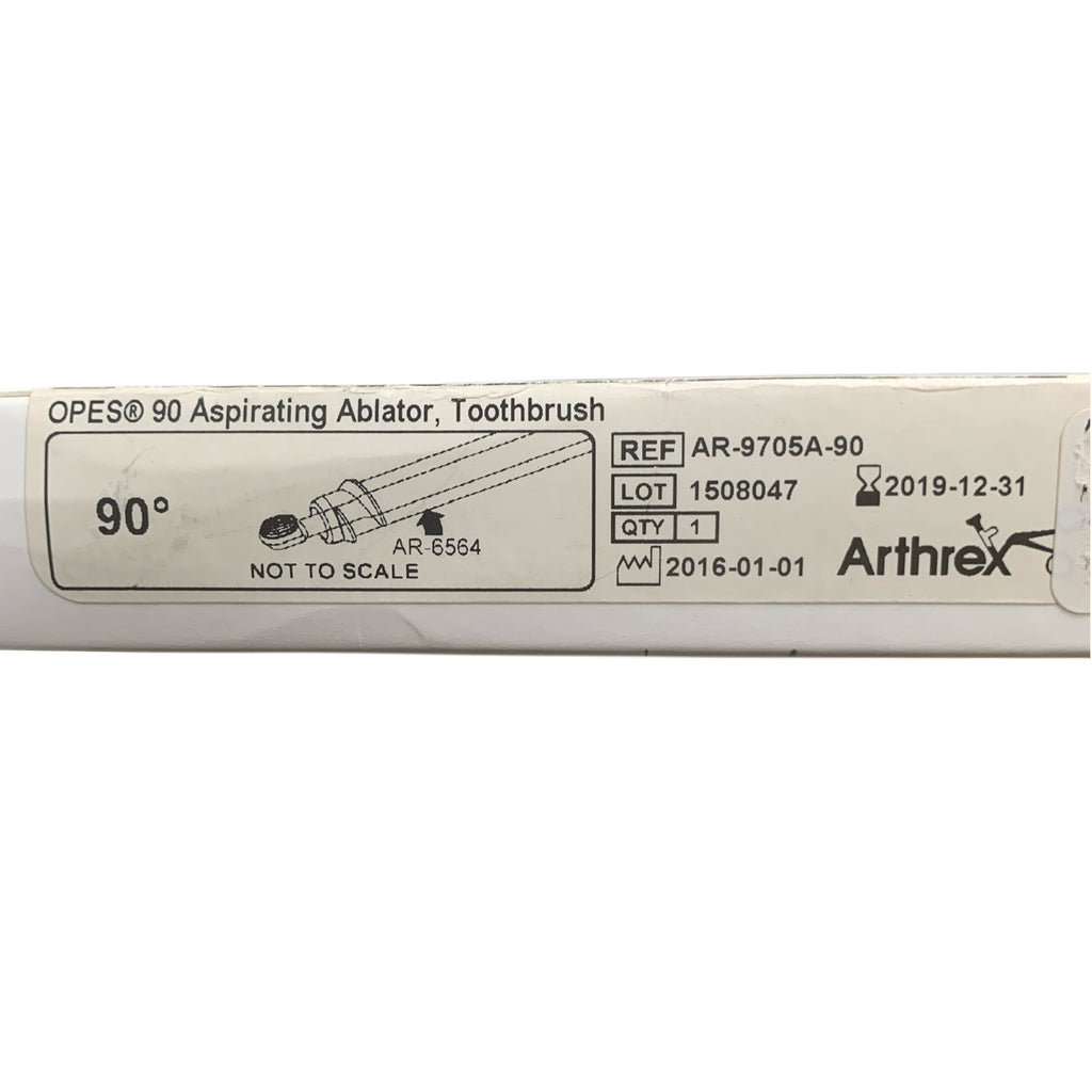 ARTHREX AR-9705A-90 OPES 90 Aspirating Ablator Toothbrush EXP 2019 12