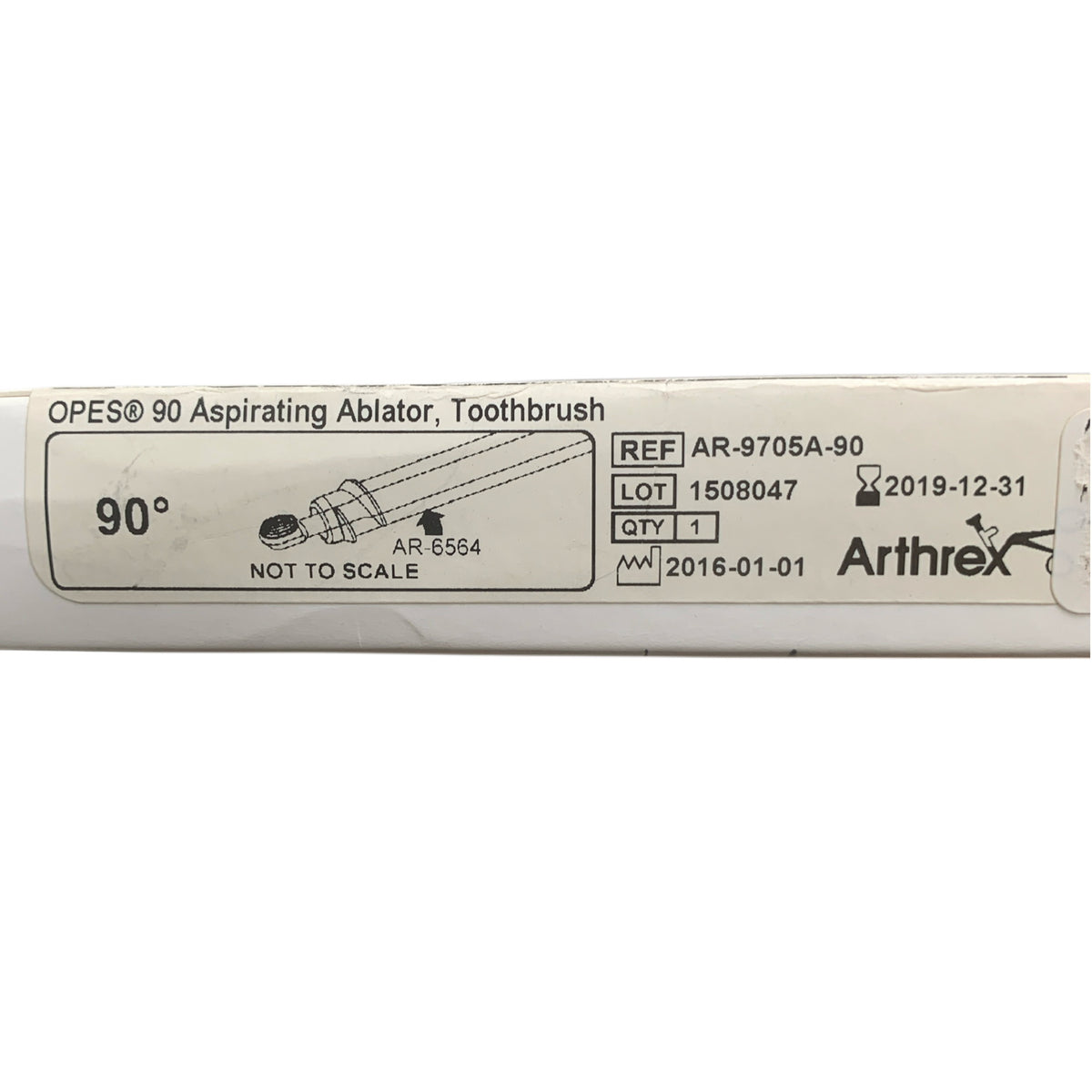 ARTHREX AR-9705A-90 OPES 90 Aspirating Ablator Toothbrush EXP 2019 12