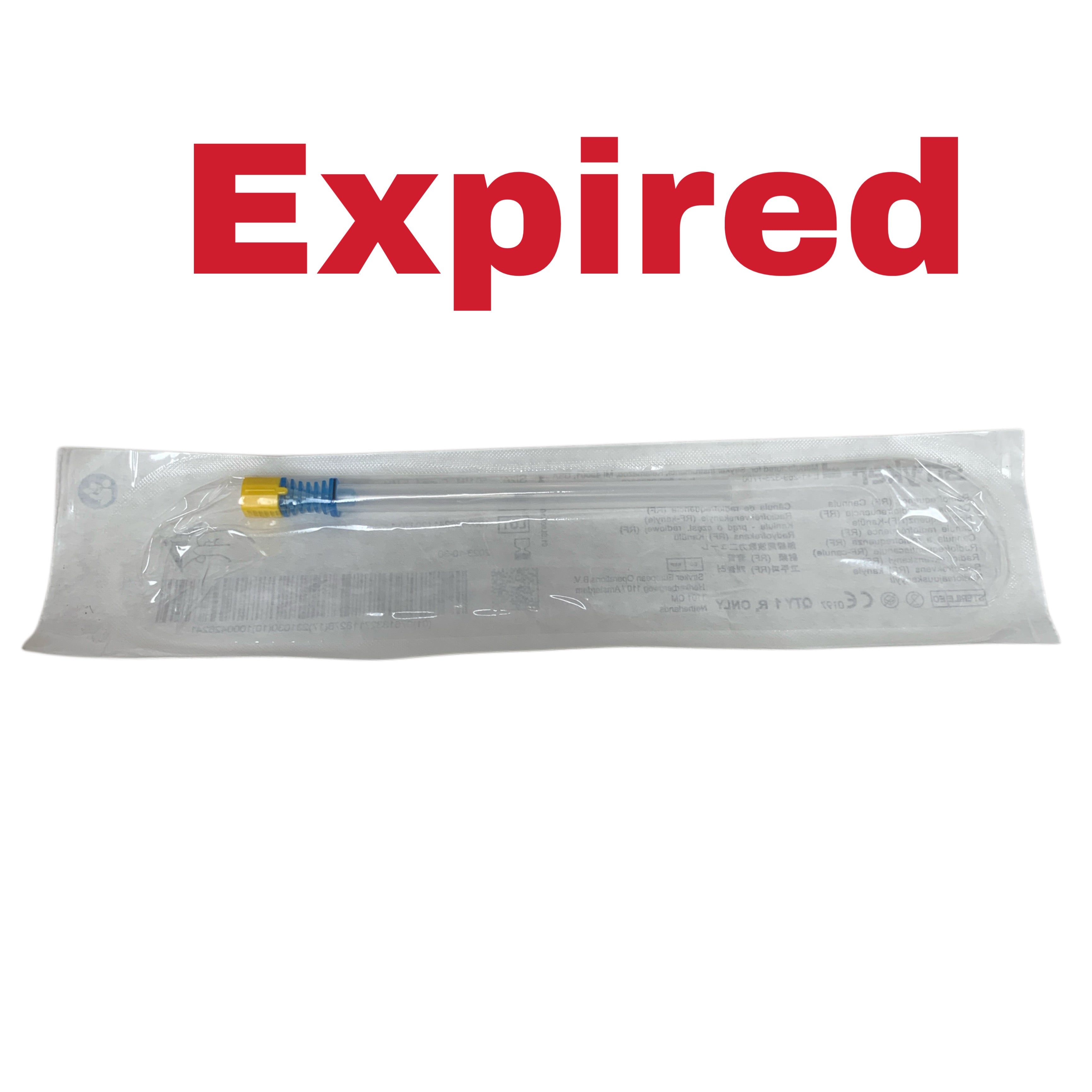 STRYKER REF 0406-630-015 Radiofrequency (RF) Cannula 50mm Curved, Exp.2023/10