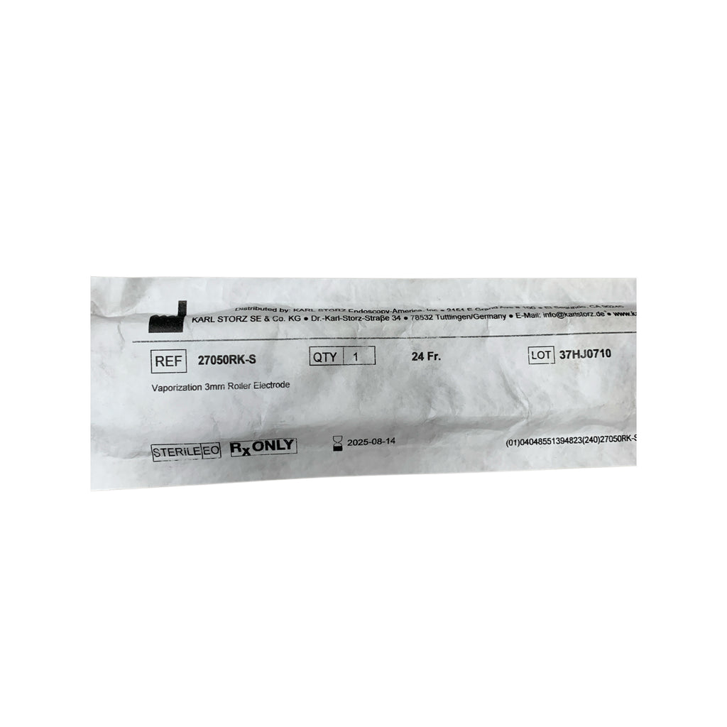 KARL STORZ 27050RK-S VAPORIZATION 3MM ROLLER ELECTRODE 24FR EXP 2025 08