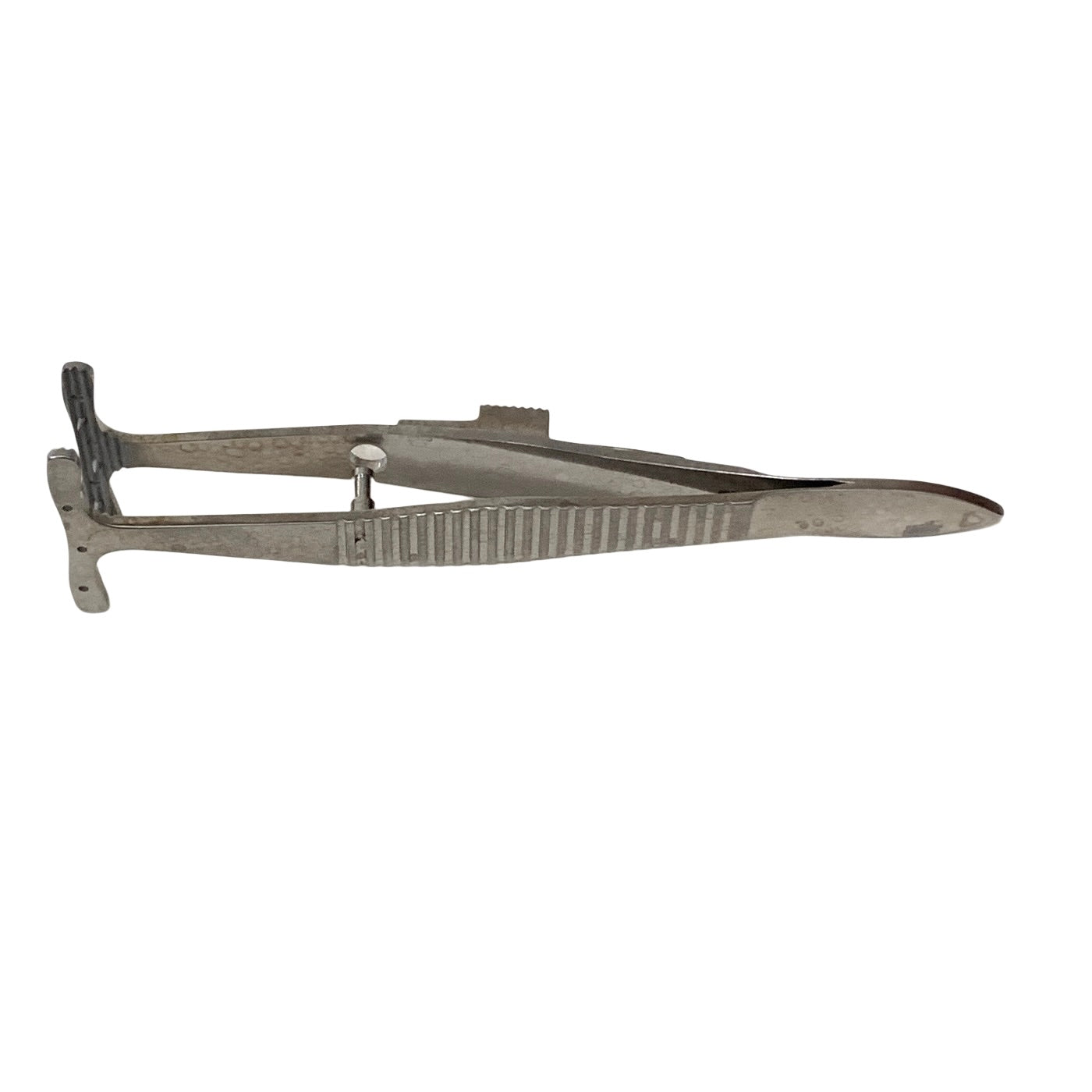 AMBLER REF 7202E Mueller/Putterman-type muscle forceps and clamp 3 3/4in concave 22.0mm jaws with 6 pins