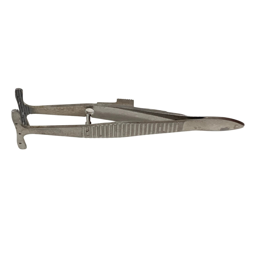 AMBLER REF 7202E Mueller/Putterman-type muscle forceps and clamp 3 3/4in concave 22.0mm jaws with 6 pins