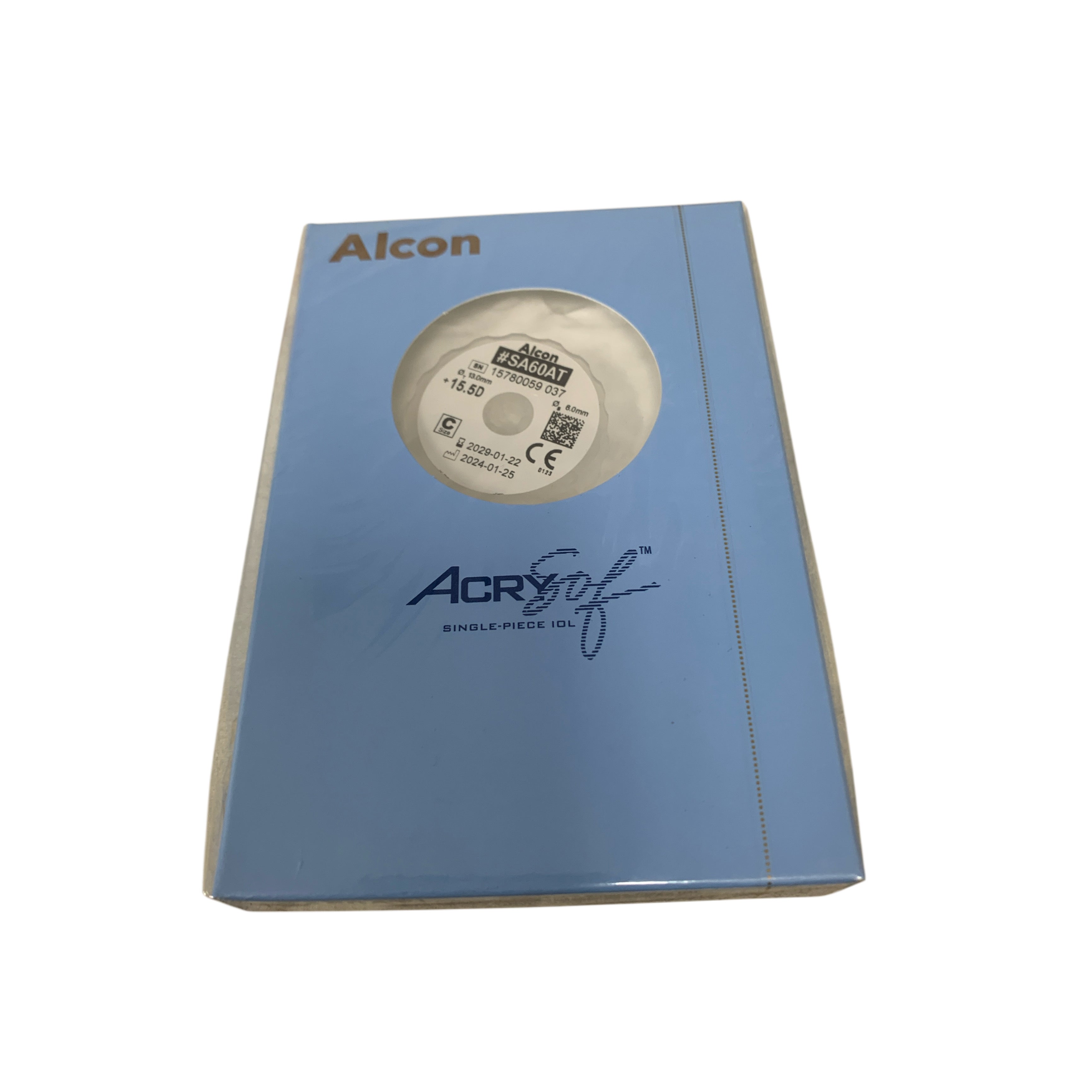 ALCON SA60AT +15.5 D, C Size, AcrySof™ Single-Piece IOL EXP 2029-01