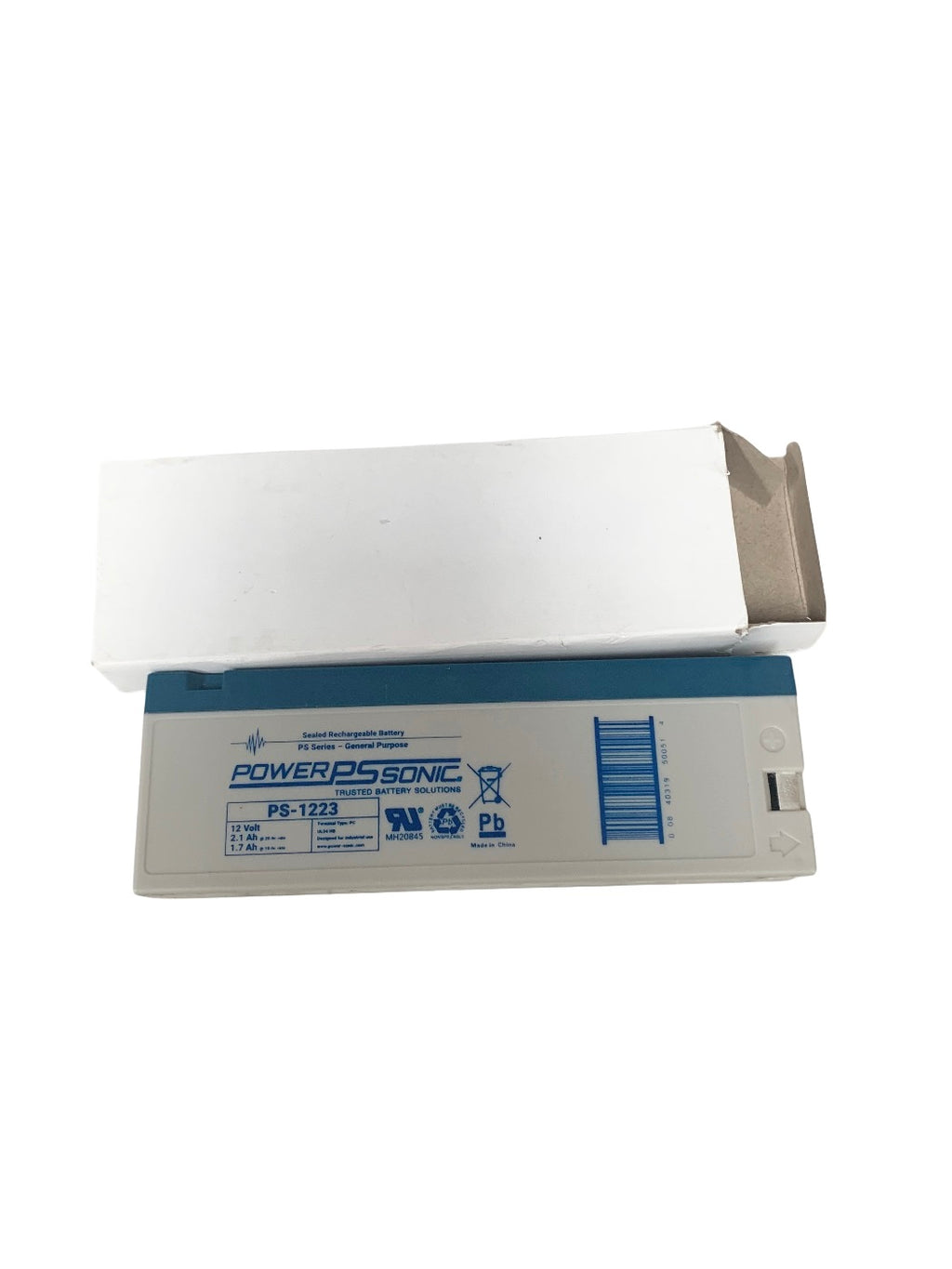 POWERSONIC PS-1223 12V 2.1Ah Sealed Rechargeable Lead Acid Battery – Open Box