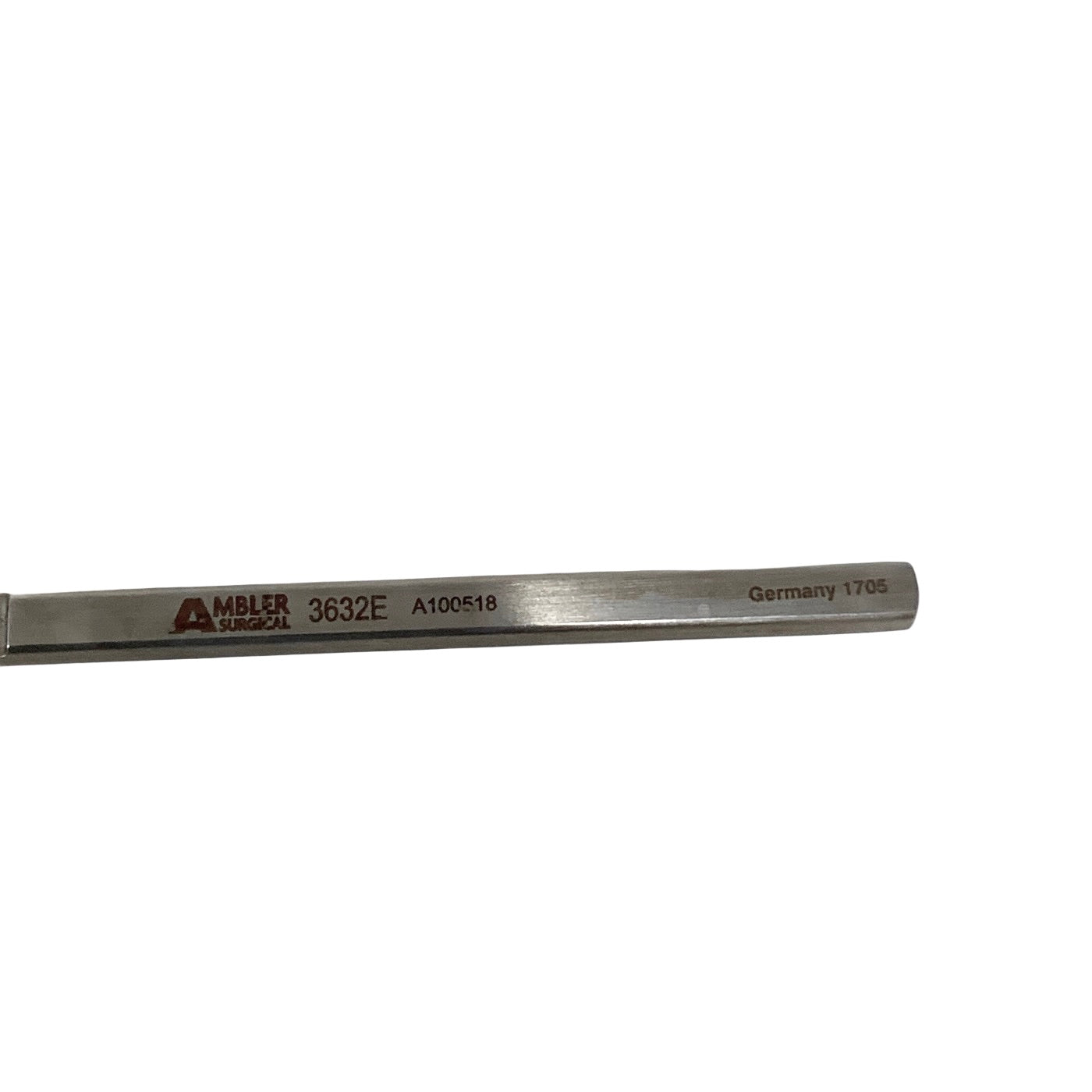 AMBLER REF 3632E Jameson muscle hook 5 3/8'',large, 8.0mm flattened end, 2.0mm bulbous tip, flat handle