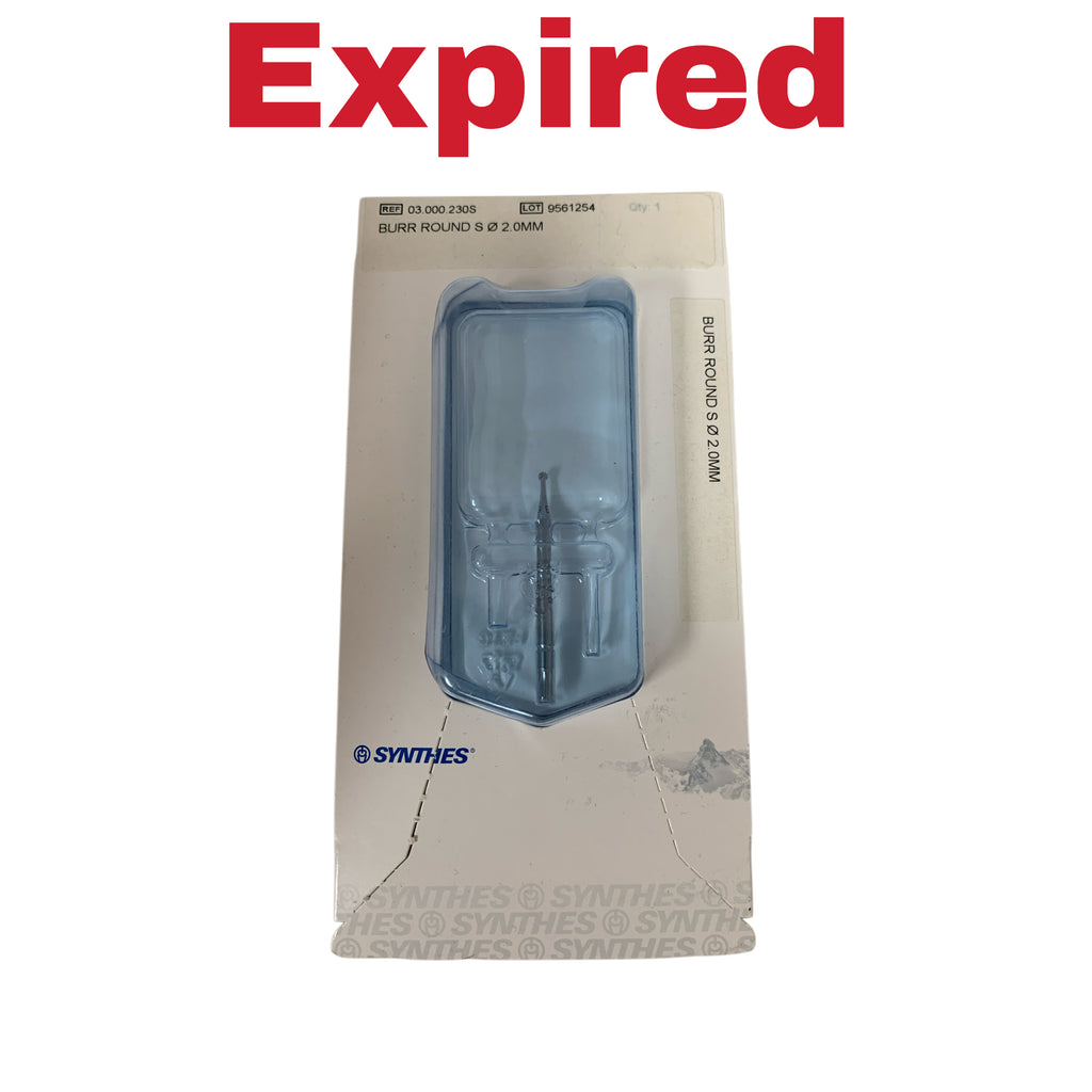 SYNTHES 03.000.230S BURR ROUND S 2.0MM EXP 2025 06
