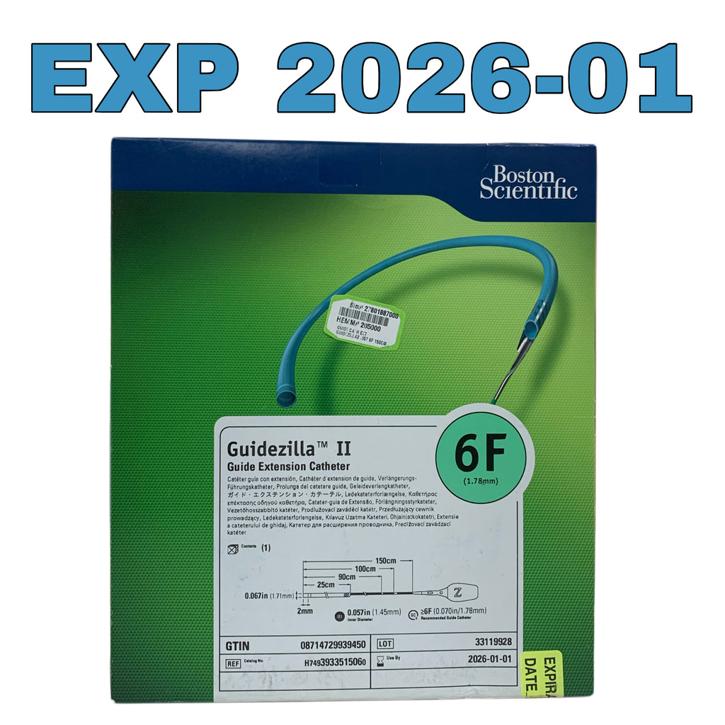 BOSTON SCIENTIFIC REF H7493933515060 Guidezilla II Guide Extension Catheter 6F, EXP.2026/01