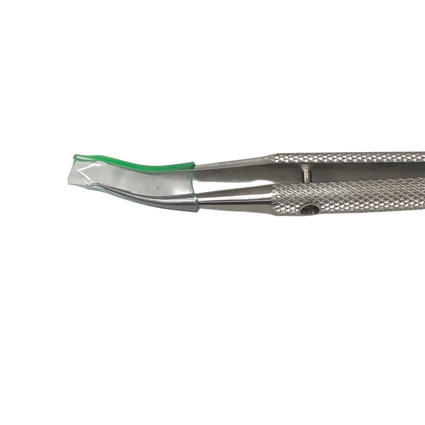 AMBLER REF 2485E Bonaccolto utility forceps 4 3/8'',straight shafts with 1.2 x 16.0mm jaws, serrated tips, narrow handle
