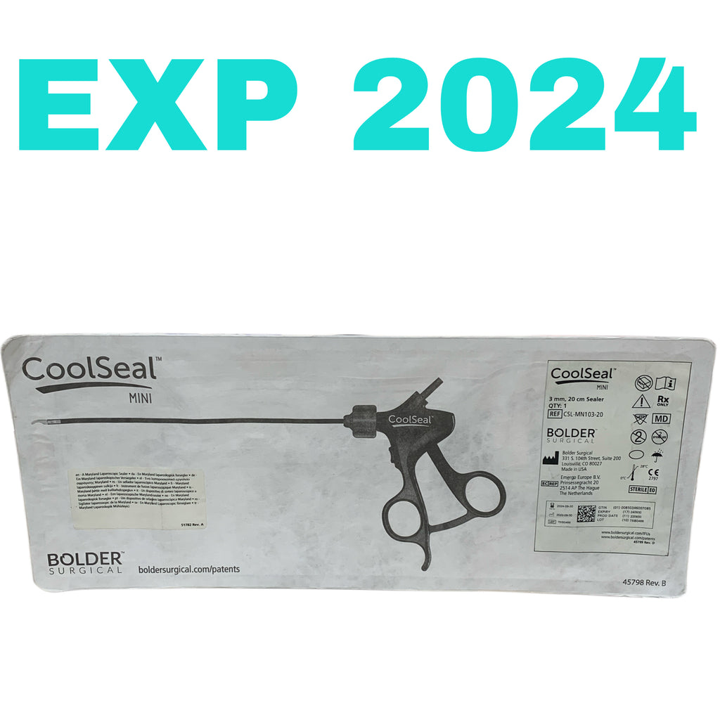 BOLDER SURGICAL REF CSL-MN103-20 CoolSeal Mini Maryland Laparoscopic Vessel Sealer, Divider & Dissector 3mm 20cm, Exp.2024/09