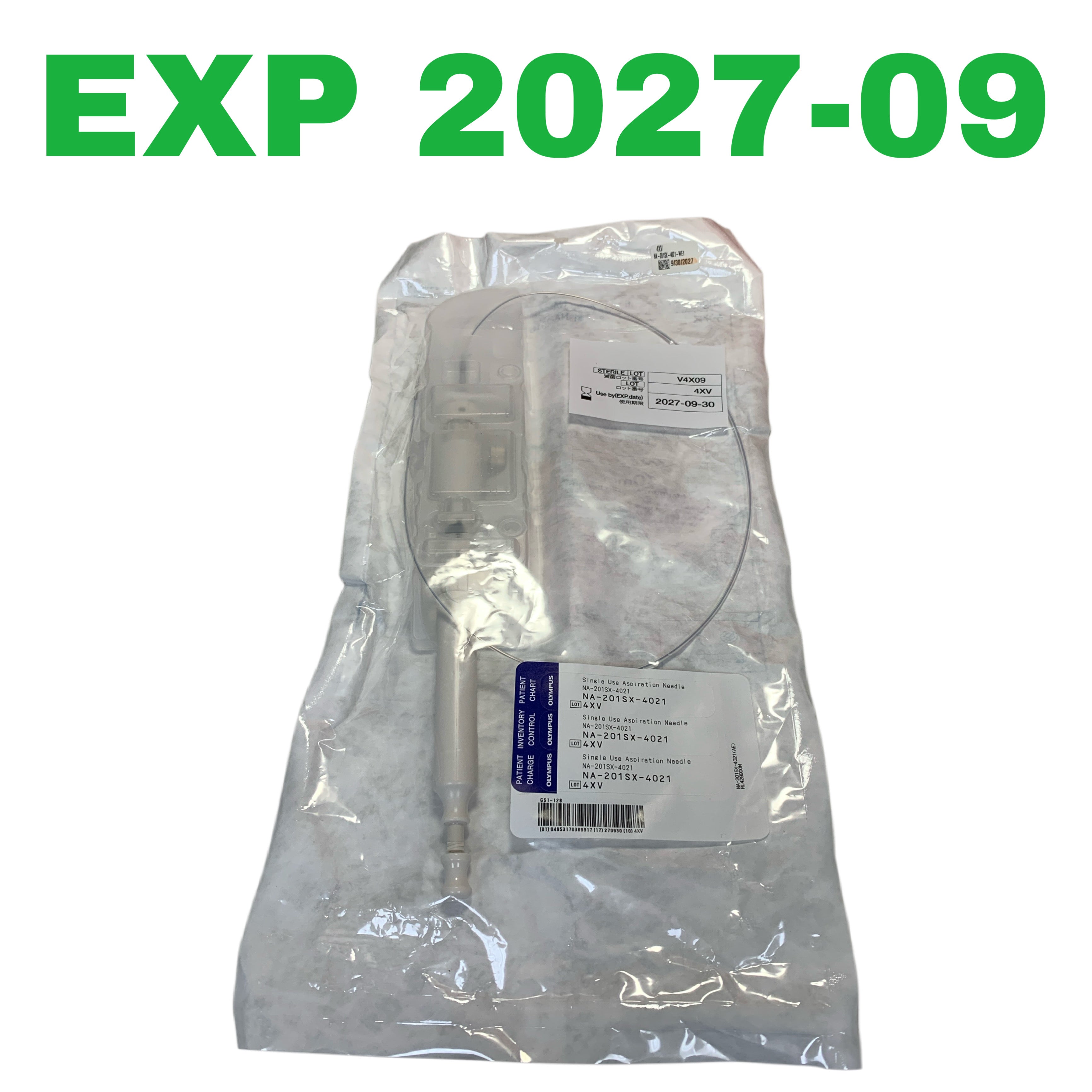 OLYMPUS REF NA-201SX-4021 ViziShot Single Use Aspiration Needle 21G 700mm Exp.2027/09