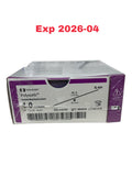 COVIDIEN REF SL-654 Polysorb 4-0 Braided Absorbable Suture, SC-2 Cutting 60mm Needle, 30" 75cm Violet, Box of 36, Exp.2026/04