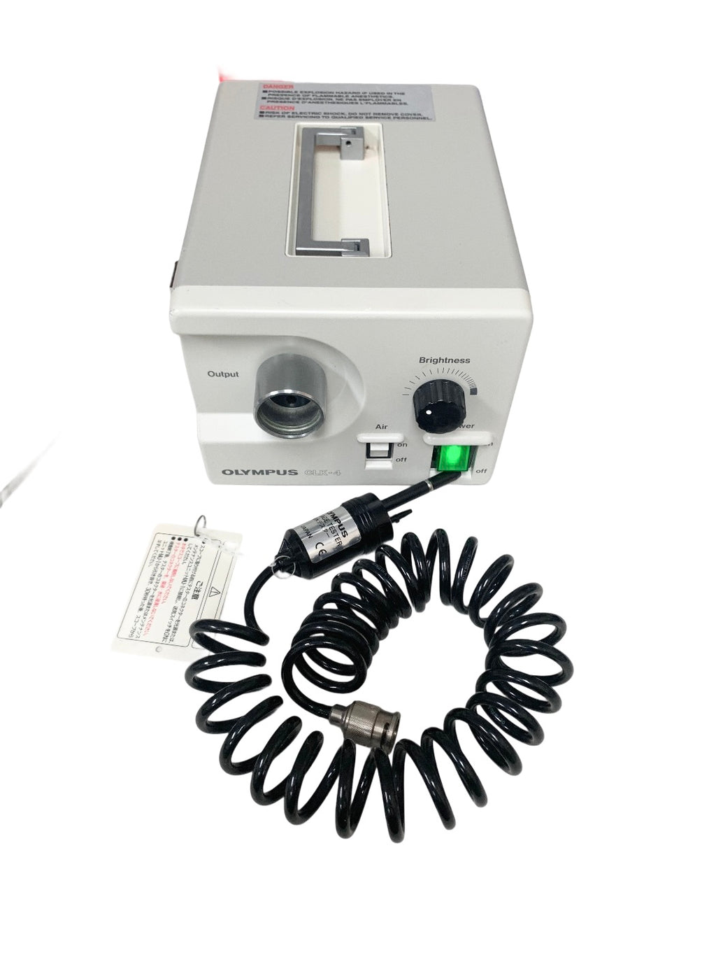 OLYMPUS HALOGEN LIGHT SOURCE MODEL CLK-4 WITH LEAKAGE TESTER