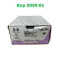 ETHICON REF J417H Coated VICRYL Suture 2-0 SH 27" (70 cm) Box of 36, Exp.2029/01