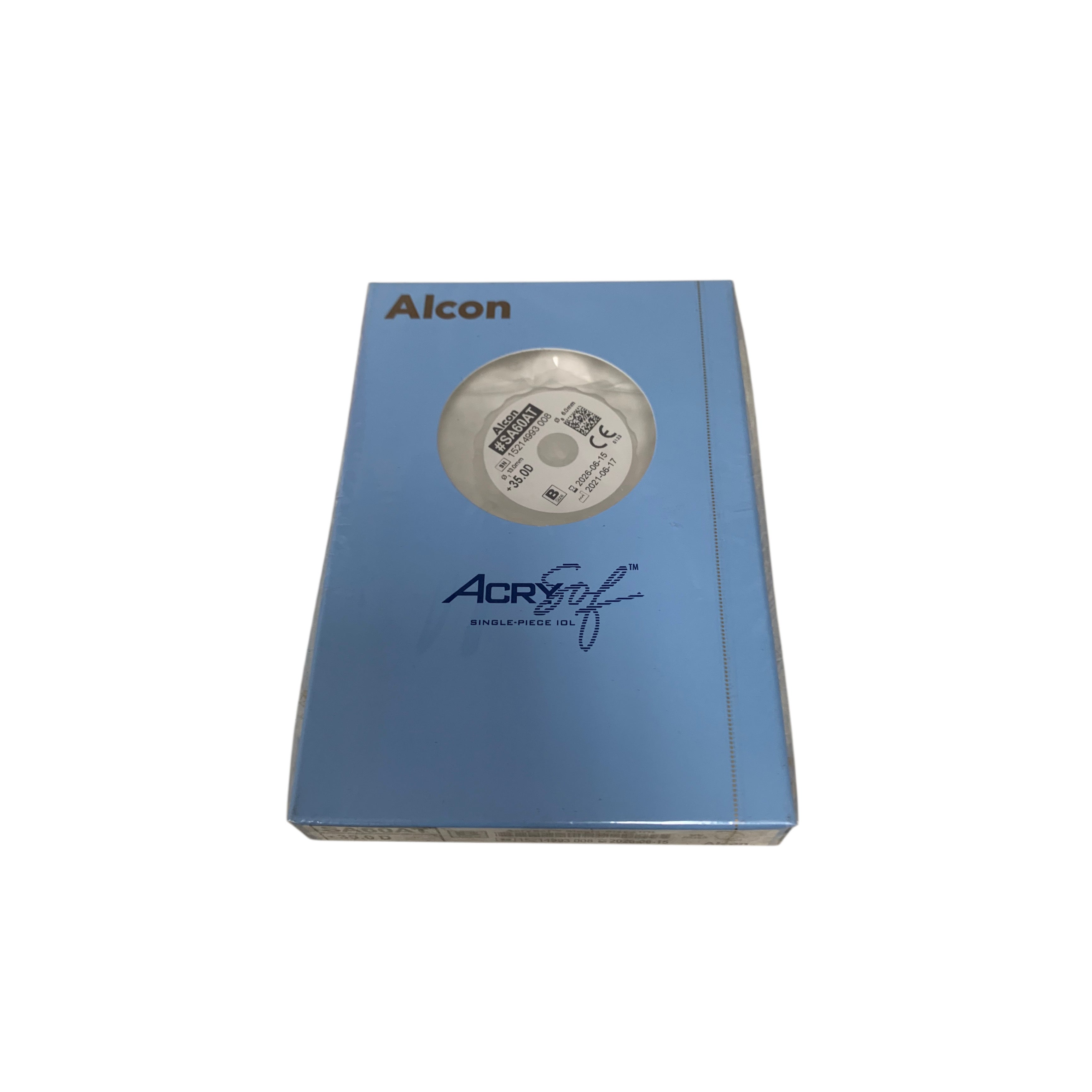 ALCON SA60AT +35.0 D, B Size ,AcrySof™ Single-Piece IOL EXP 2026-06
