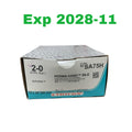 ETHICON SA75H PERMA-HAND SILK SUTURE 2-0 13X24IN NON-ABSORBABLE SUTUPAK 36PK EXP 2028 11