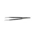 AMBLER REF 2445E McPherson tying forceps 3 3/8'',angled shafts, 4.0mm from bend to tip, 4.0mm tying platforms, narrow serrated flat handle