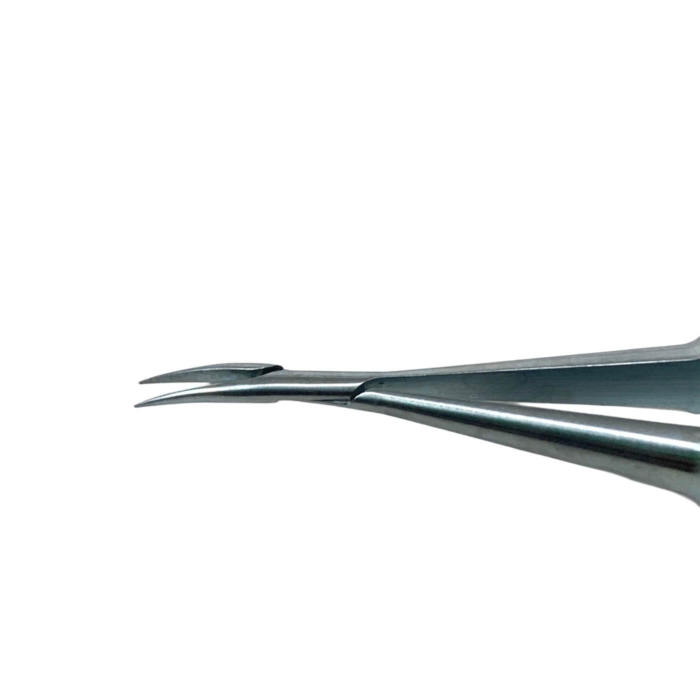 D&K REF 3-205 Micro needle holder 4 1/4'',delicate, curved, 7.0mm smooth jaws, round handle, without lock, titanium