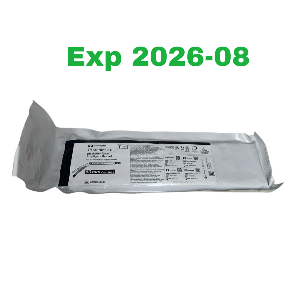 COVIDIEN SIGTRSB60AXT Tri-Staple 2.0 Black Reinforced Intelligent Reload 60 mm Extra Thick EXP 2026 08