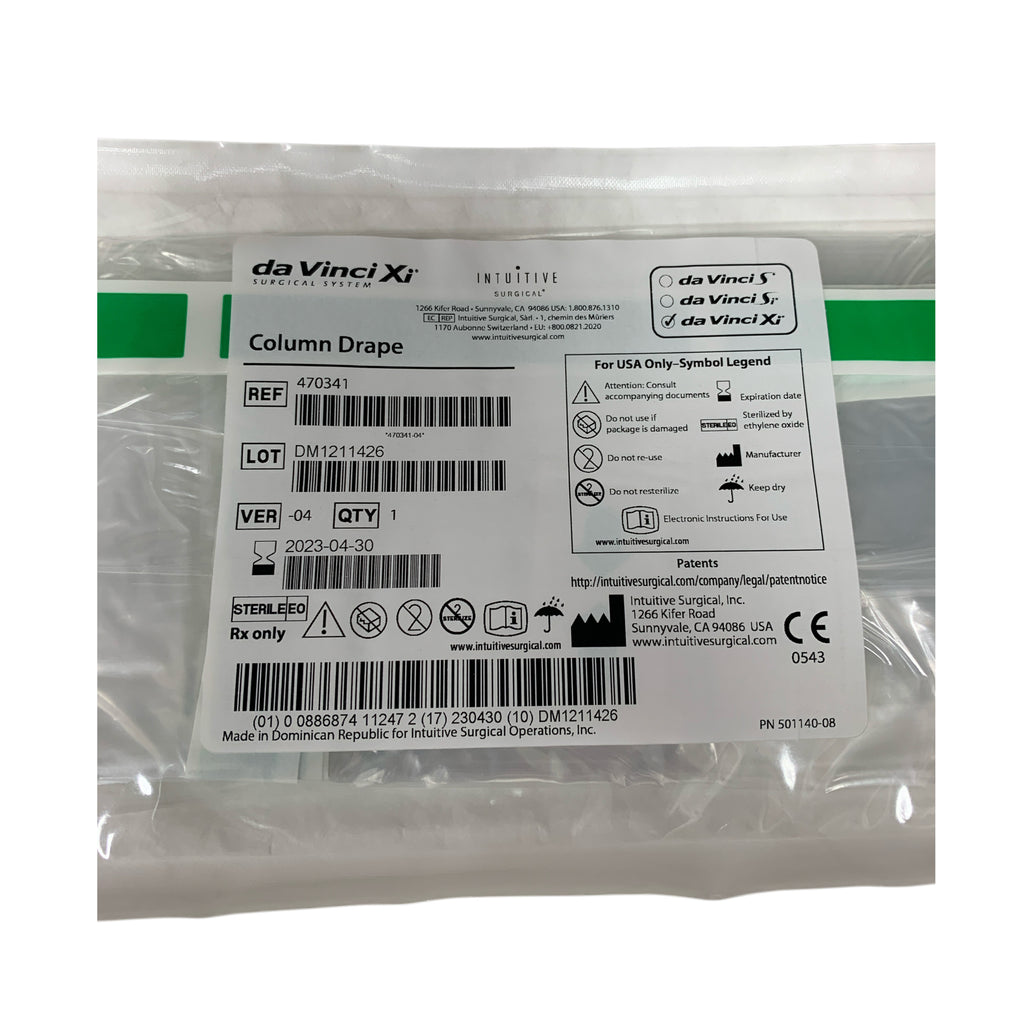 INTUITIVE SURGICAL REF 470341 da Vinci Xi Surgical System Column Drape, Exp.2023/04