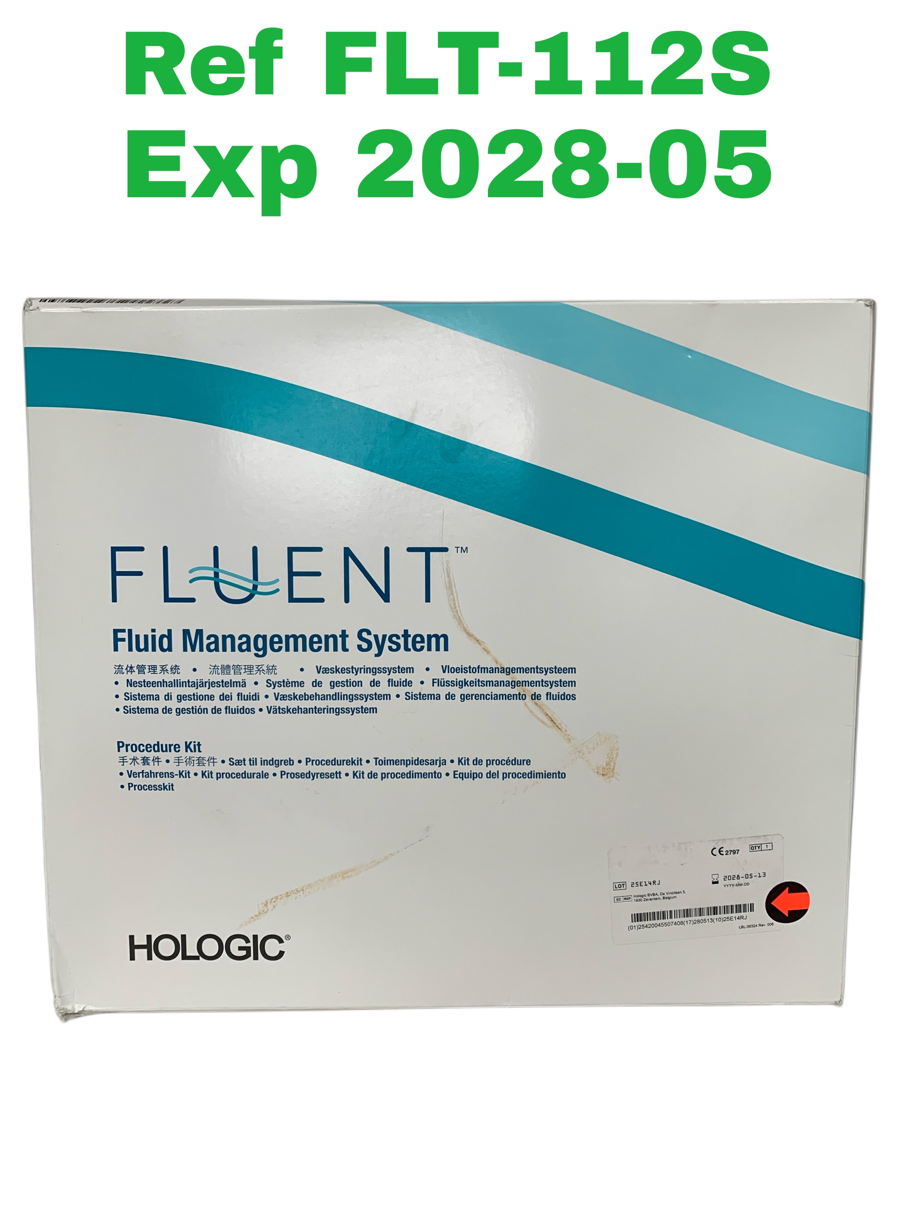 HOLOGIC REF FLT-112S Fluent Fluid Management System Procedure Kit, Exp.2028/05