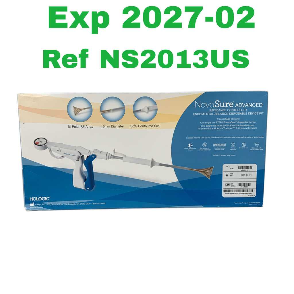 HOLOGIC NS2013US NovaSure ADVANCED Impedance Controlled Endometrial Ablation Disposable Device Kit 6mm Exp 2027 02