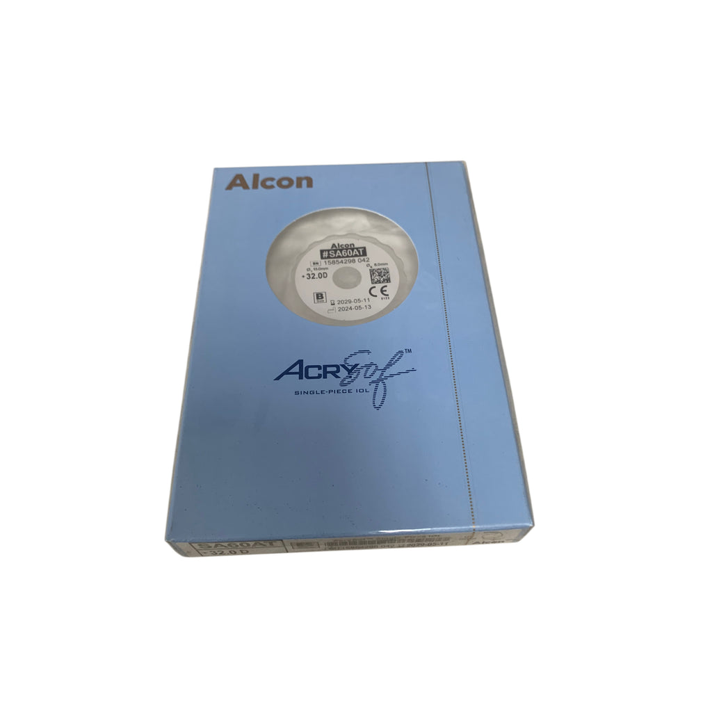 ALCON SA60AT +32.0 D, B Size ,AcrySof™ Single-Piece IOL EXP 2029-05