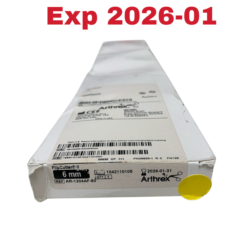 ARTHREX AR-1204AF-60 FlipCutter II 6mm Exp 2026 01