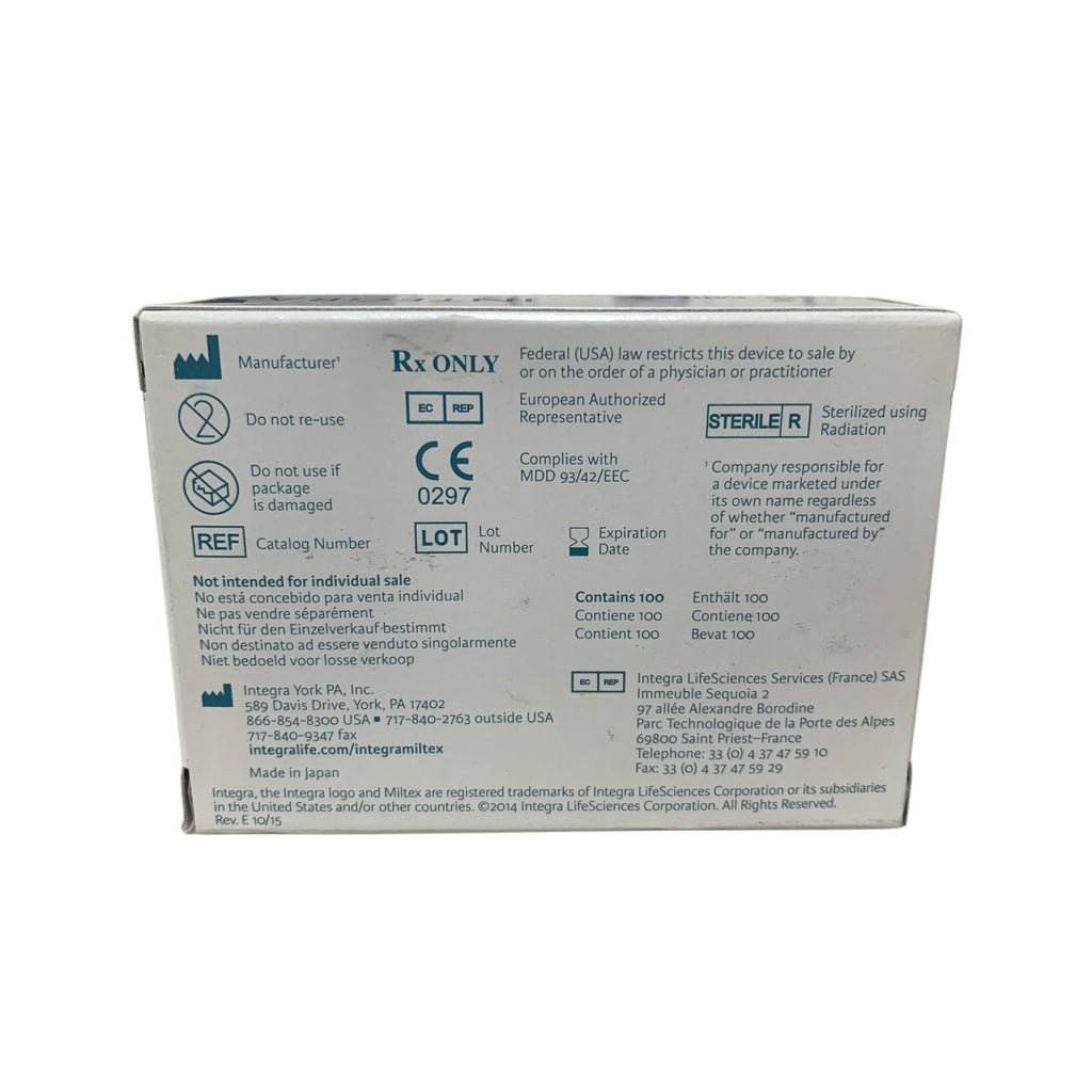 INTEGRA Miltex 4-115C Carbon Steel Surgical Blades Size 15C Exp 2024 11