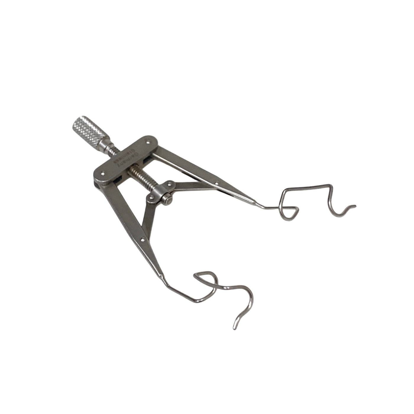 AMBLER REF 7974E Lieberman lid speculum 3'', adult size, 15.0mm open K-wire blades, nasal approach, adjustable thumb-screw tension