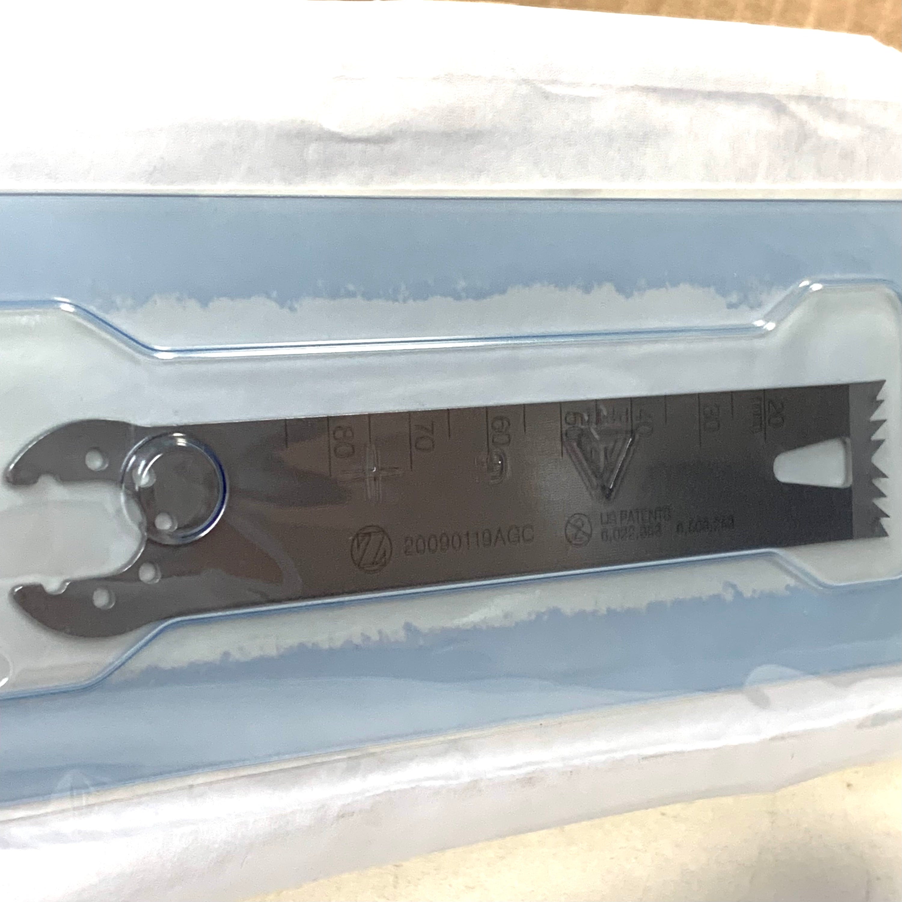 ZIMMER /SYNTHES REF 20090119AGC Stablecut Oscillating Saw Blade 90mm x 20mm x 1.19mm, EXP.2027/06