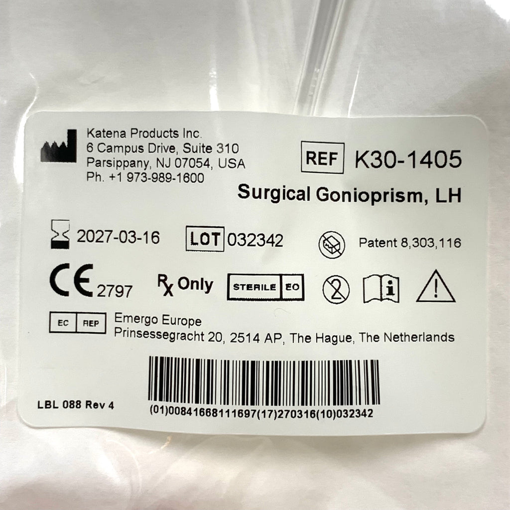 KATENA REF K30-1405 Surgical Gonioprism LH, Exp.2027/03