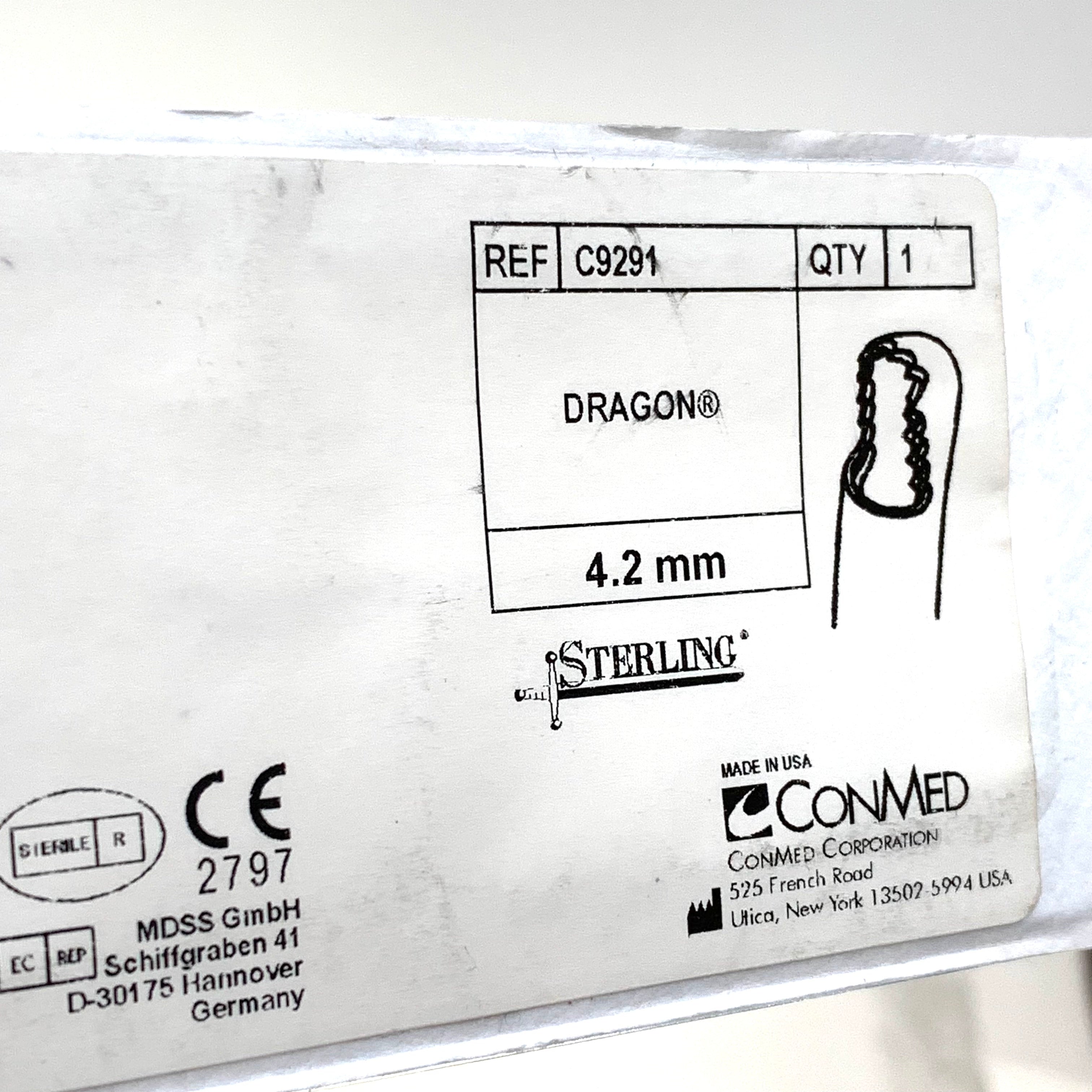 CONMED REF C9291 Sterling Dragon 4.2 mm, Exp.2028/04