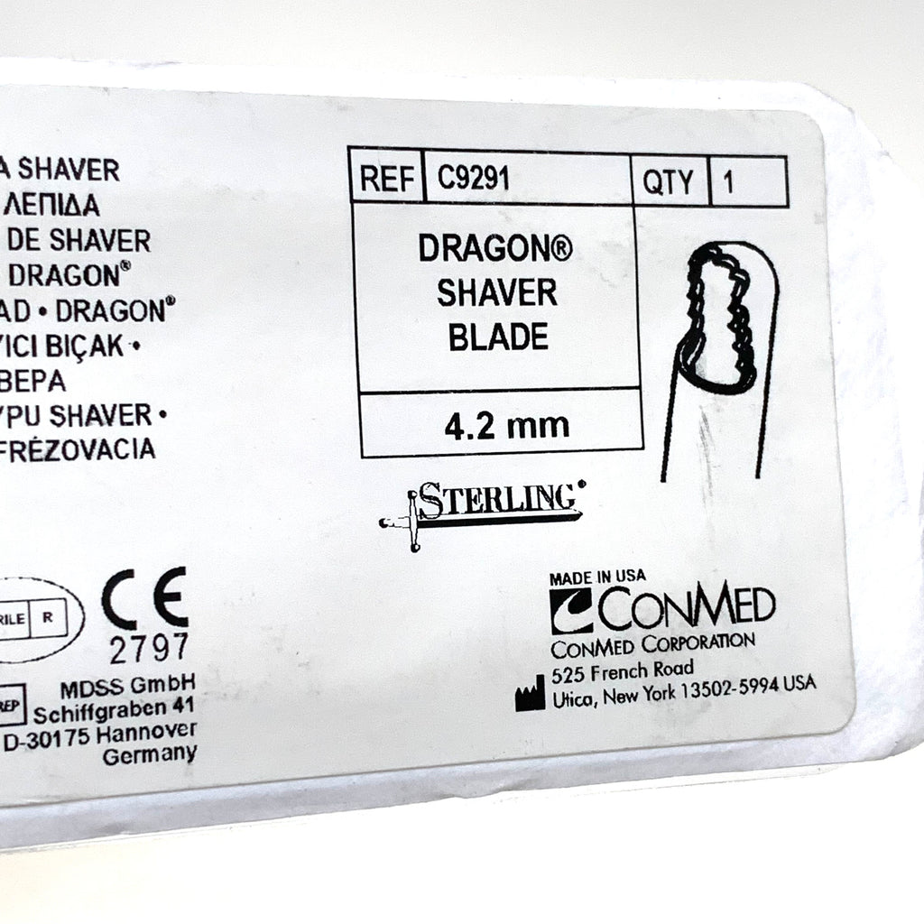 CONMED REF C9291 Dragon Shaver Blade 4.2mm, EXP.2029/03
