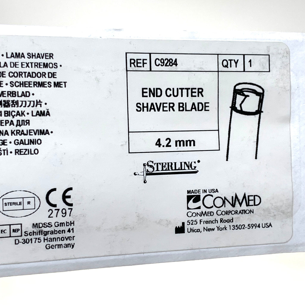 CONMED REF C9284 End Cutter Shaver Blade 4.2mm Sterling, EXP.2030/06