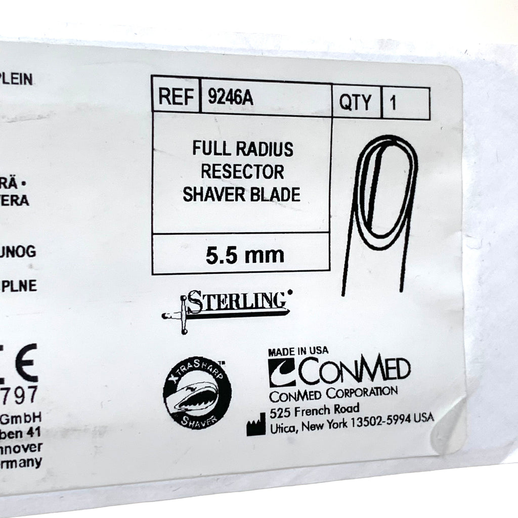 CONMED REF 9246A Sterling Full Radius Resector Shaver Blade 5.5mm, EXP.2030/05