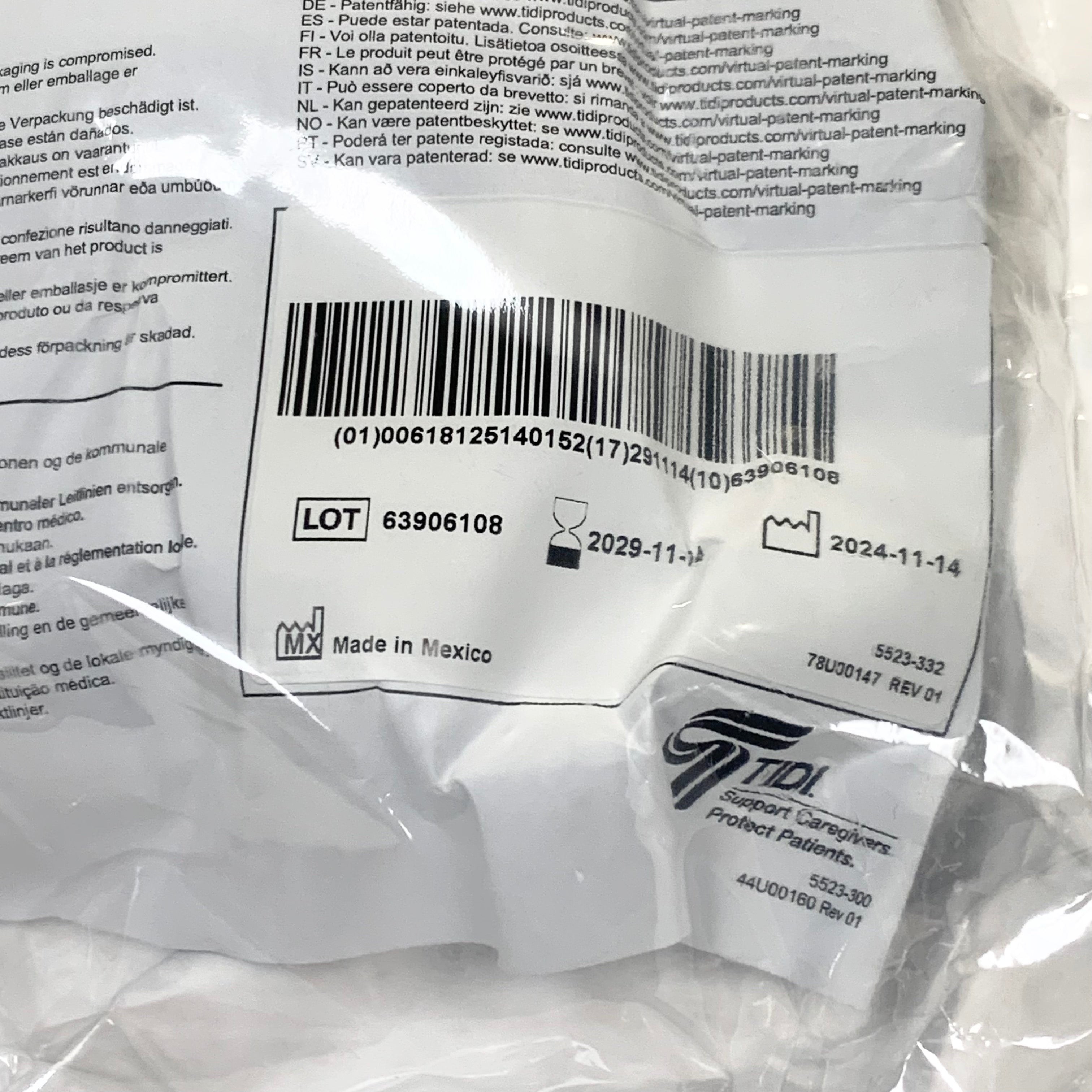 TIDI REF 5523 C-Armor Drape Protective Equipment Cover for X-Ray Tube, Exp.2029/11