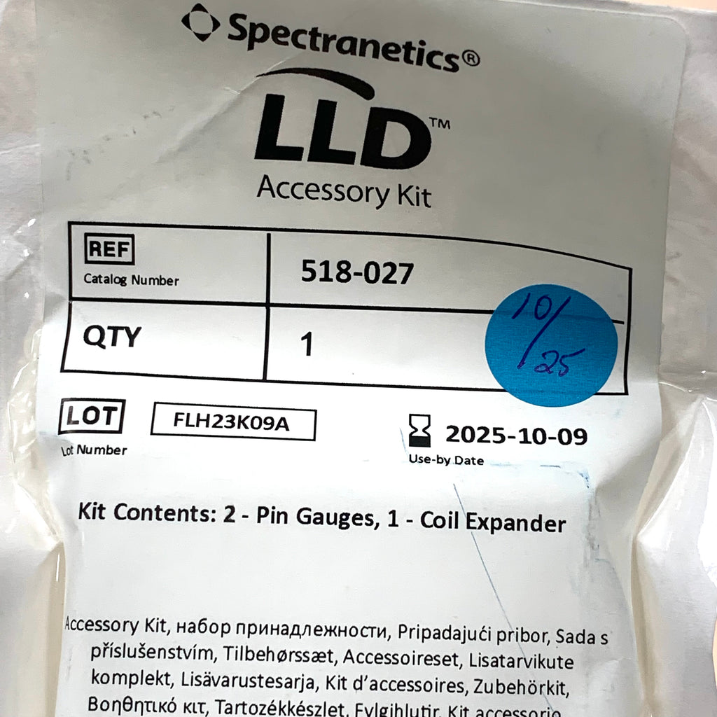 SPECTRANETICS REF 518-027 LLD Accessory Kit, Exp.2025/10